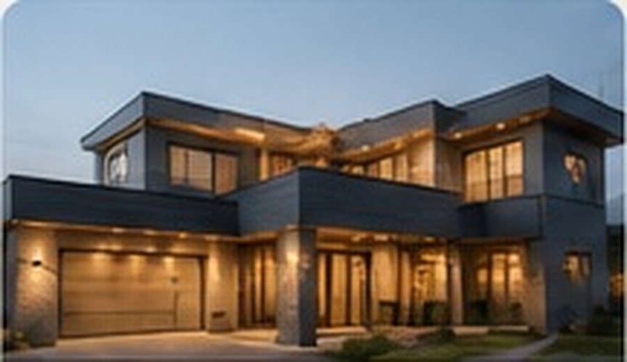 Modern residential electrical project